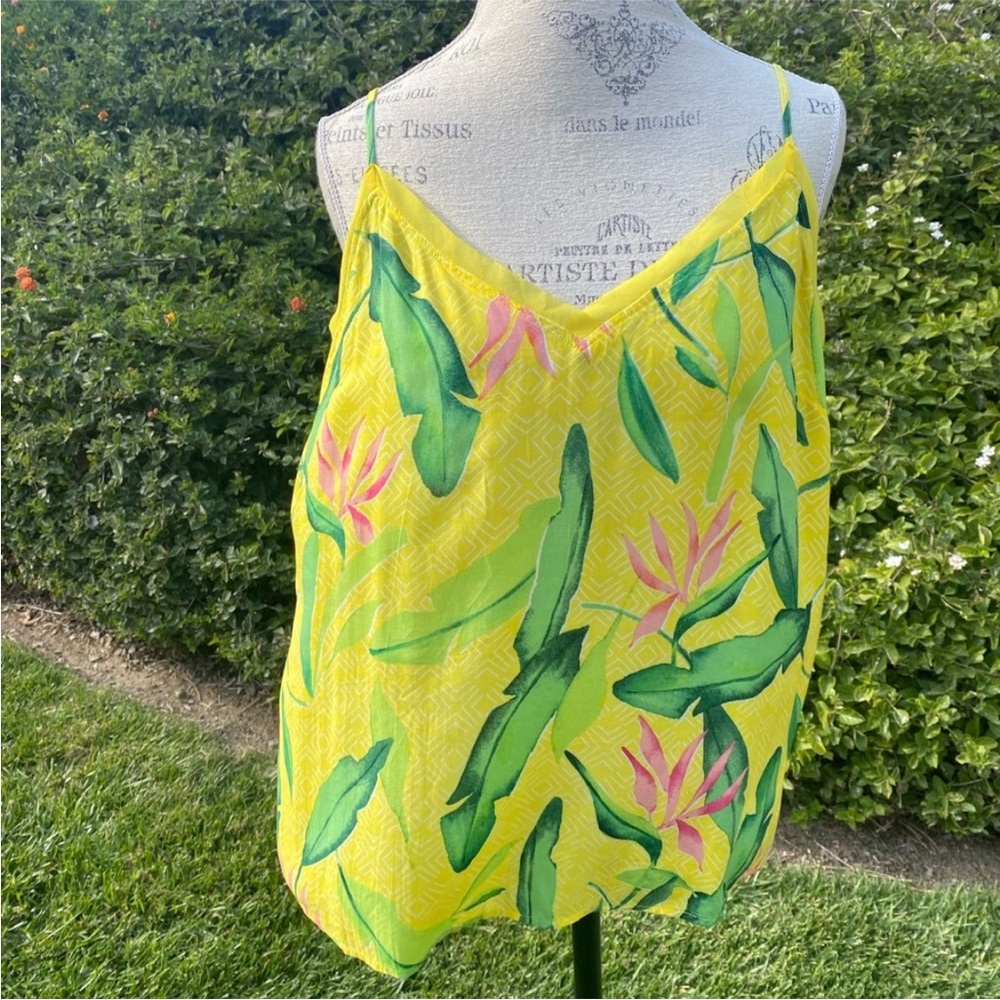 Tropical Print Breezy Tank